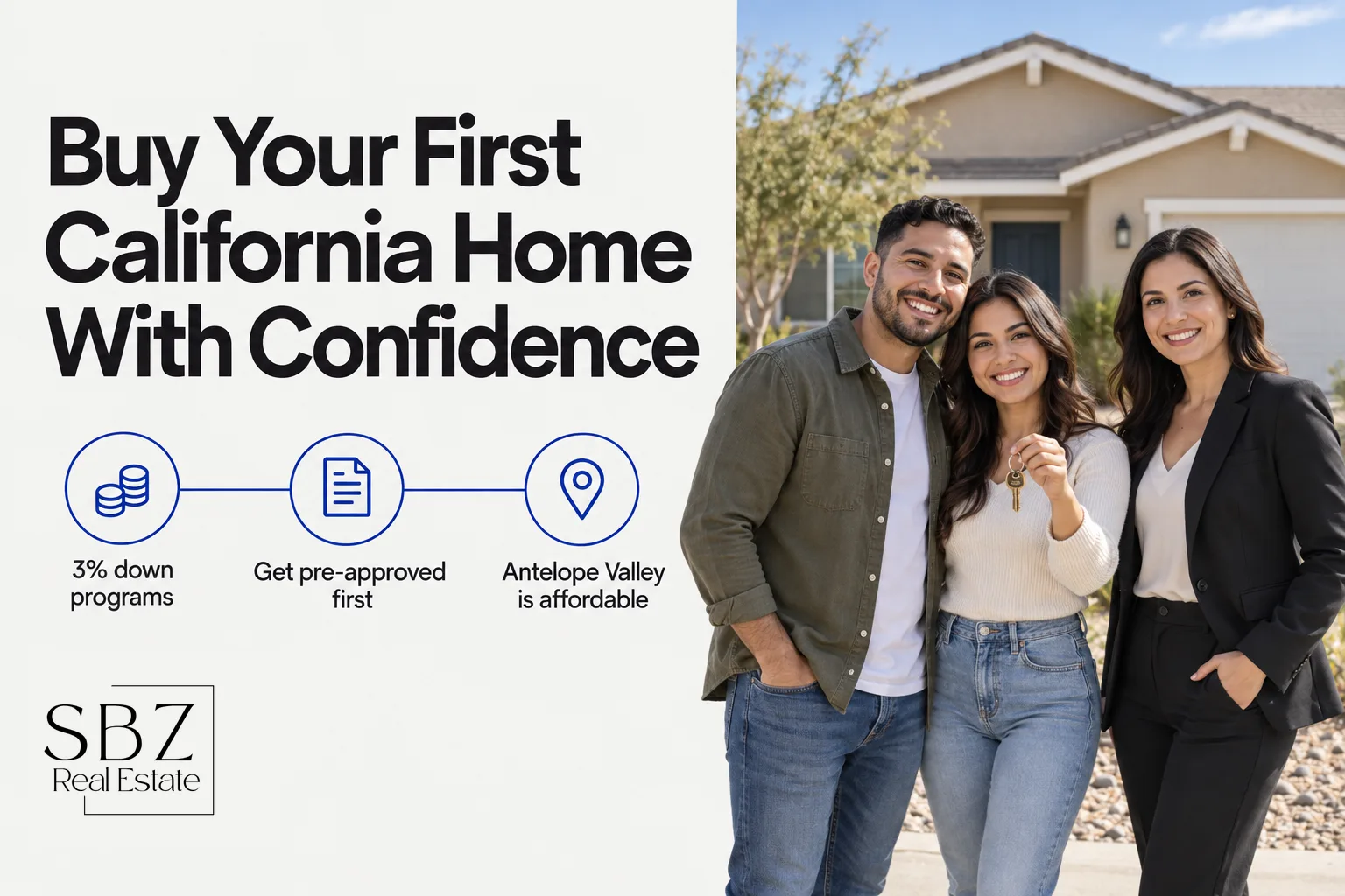 First-Time Home Buyer Guide for California and the Antelope Valley — cover