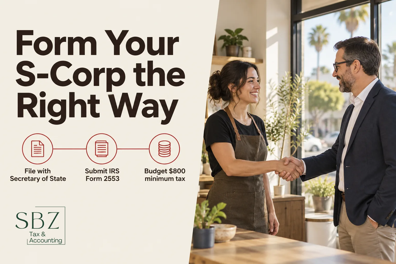 How to Form an S-Corp in California (and What It Costs) — cover