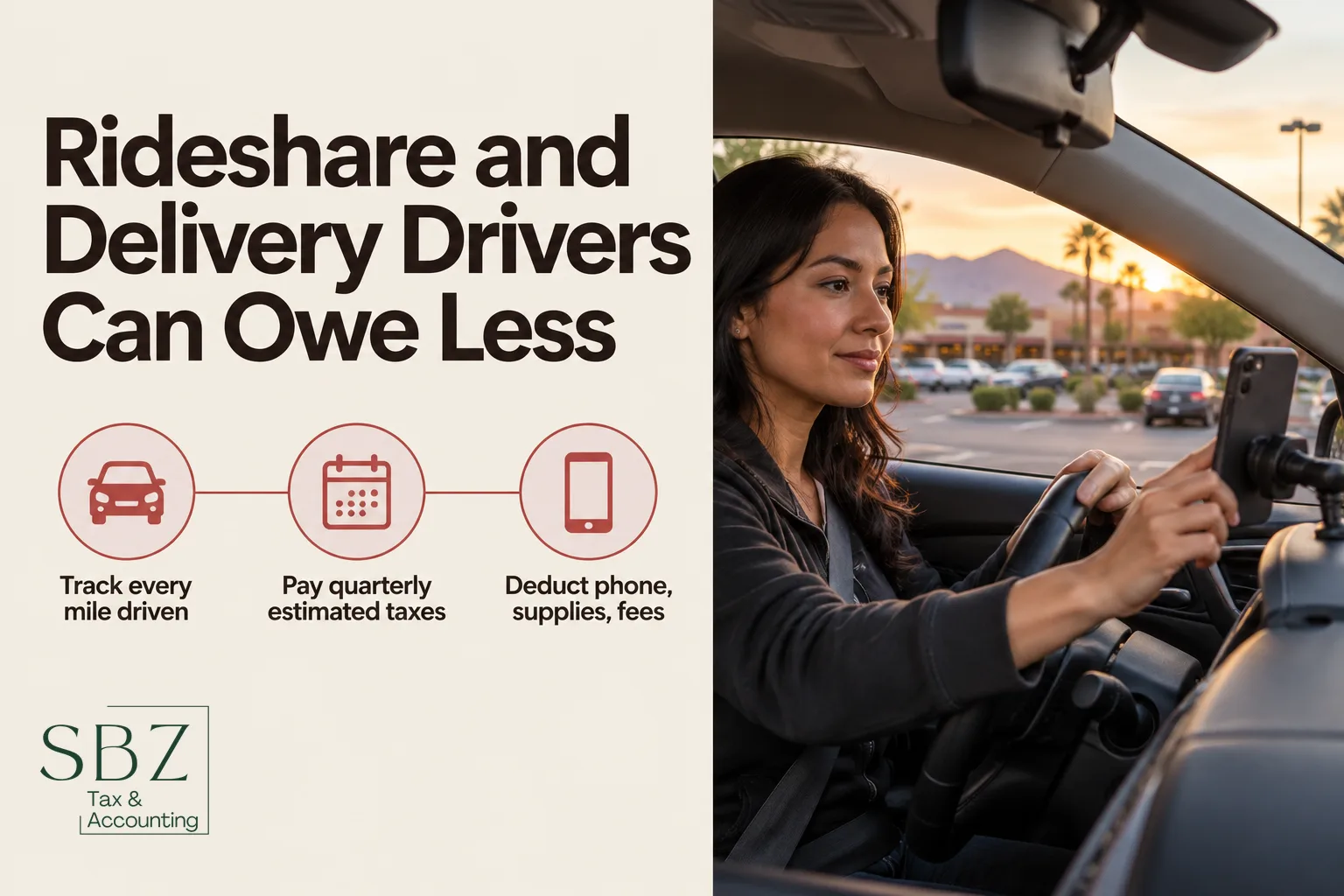 How to Handle Taxes as an Antelope Valley Rideshare or Delivery Driver — cover