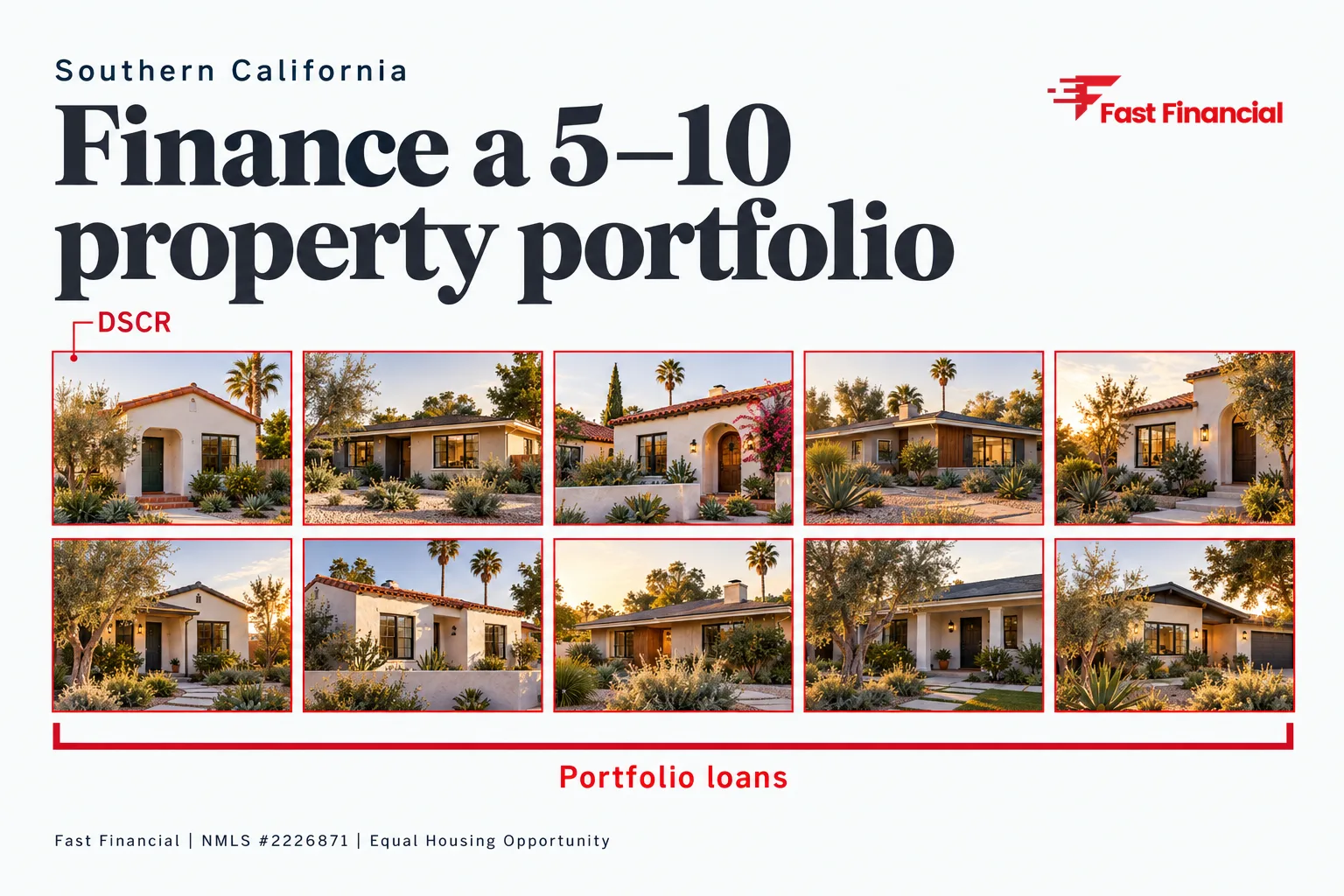 How Real Estate Investors Finance a 5–10 Property Portfolio in Southern California — cover