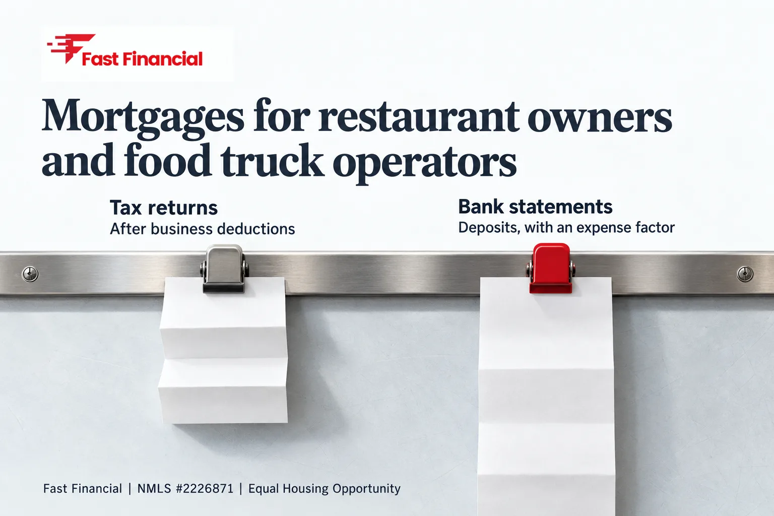 Mortgage for Restaurant Owners and Food Truck Operators: What Lenders Actually Look At — cover