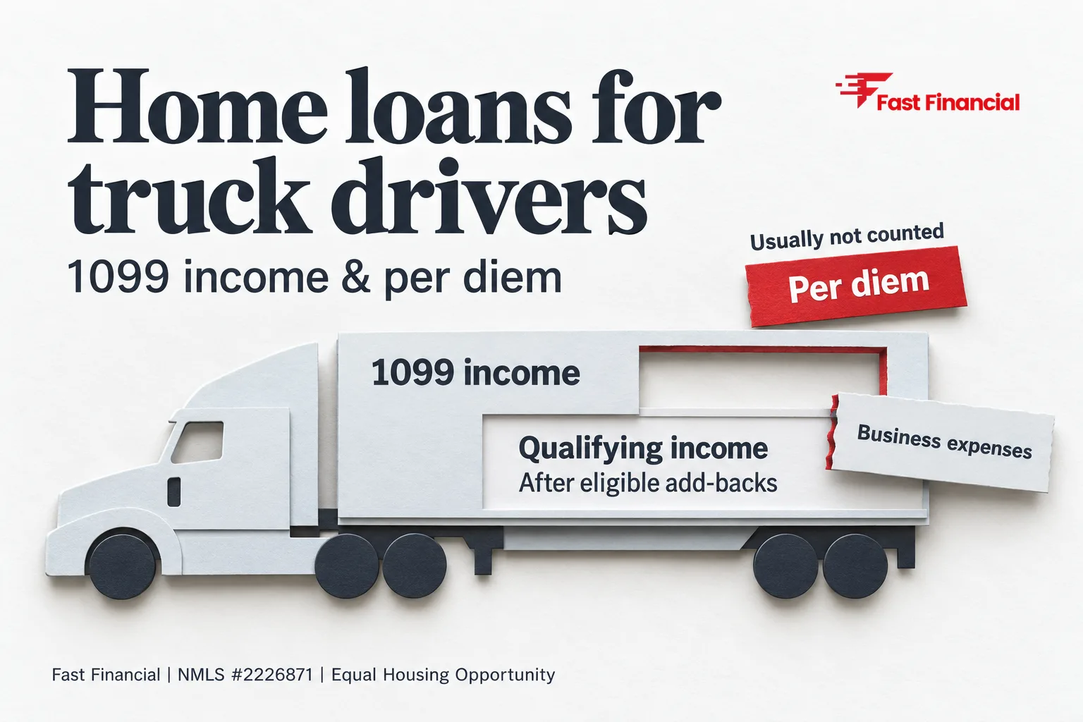 Home Loans for Truck Drivers: How 1099 Income and Per Diem Affect Your Mortgage — cover