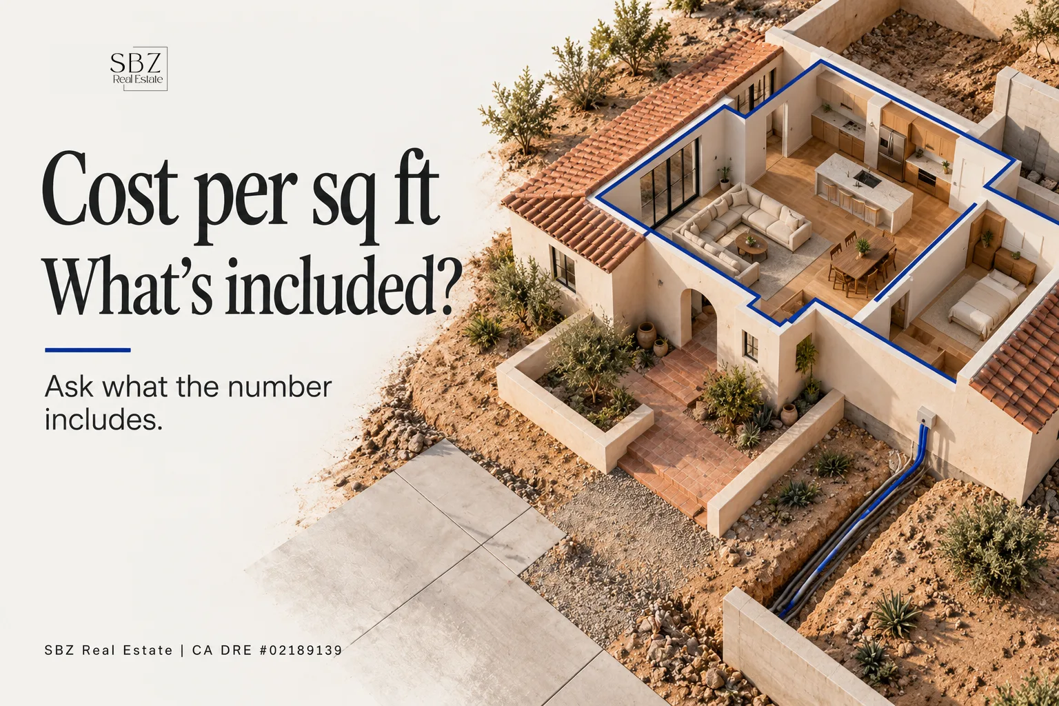 Cost Per Sq Ft to Build a Home in Southern California: What the Number Includes — cover
