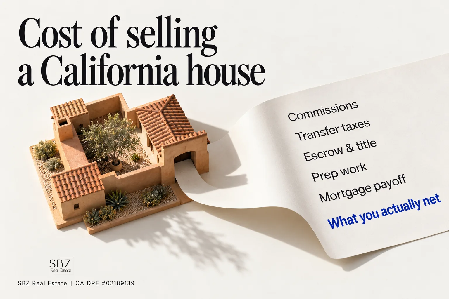 Cost of Selling a House in California: What Sellers Actually Pay — cover