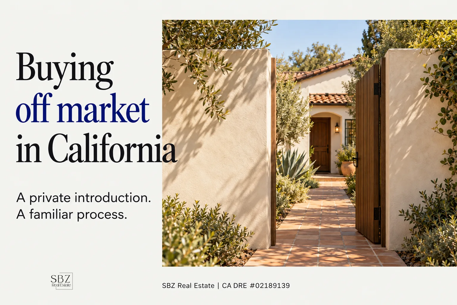 Buying Property Off Market in California: How the Process Works — cover